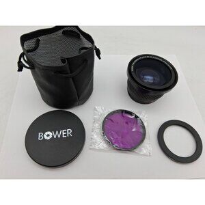 Bower Pro Digital HD DSLR MC AF 0.42x46mm Camera Lens Macro Japan Optics